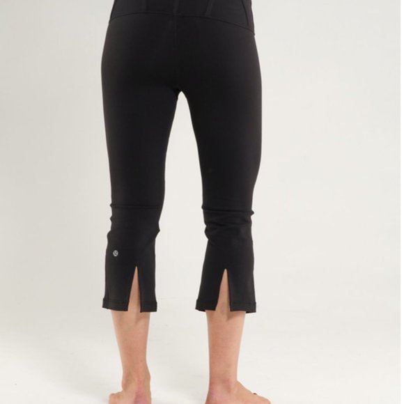 lululemon athletica Pants - Lululemon Tadasana Slit Crop